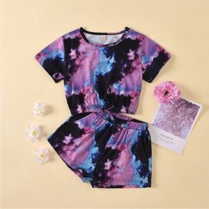 Girls Two Piece Tie Dye Set